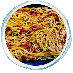 spaghetti dish
